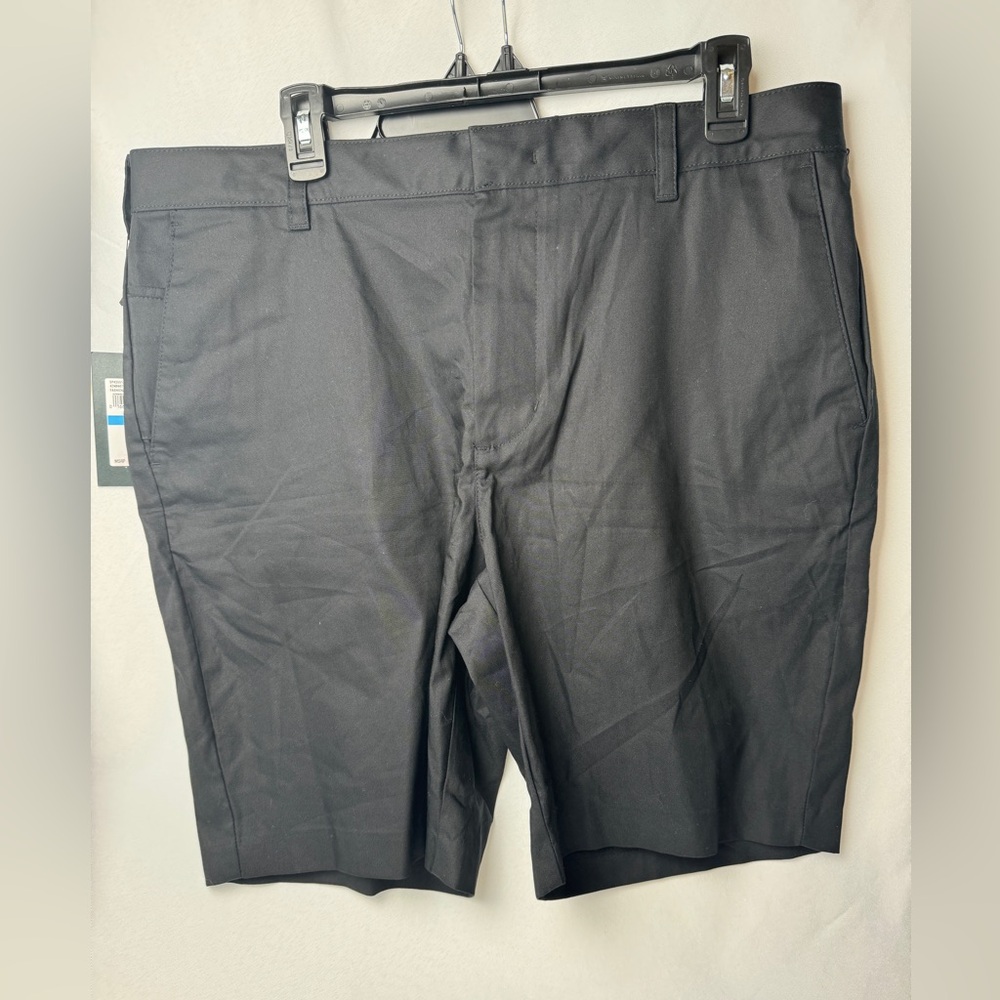DKNY Bedford stretch straight black shorts 36/9